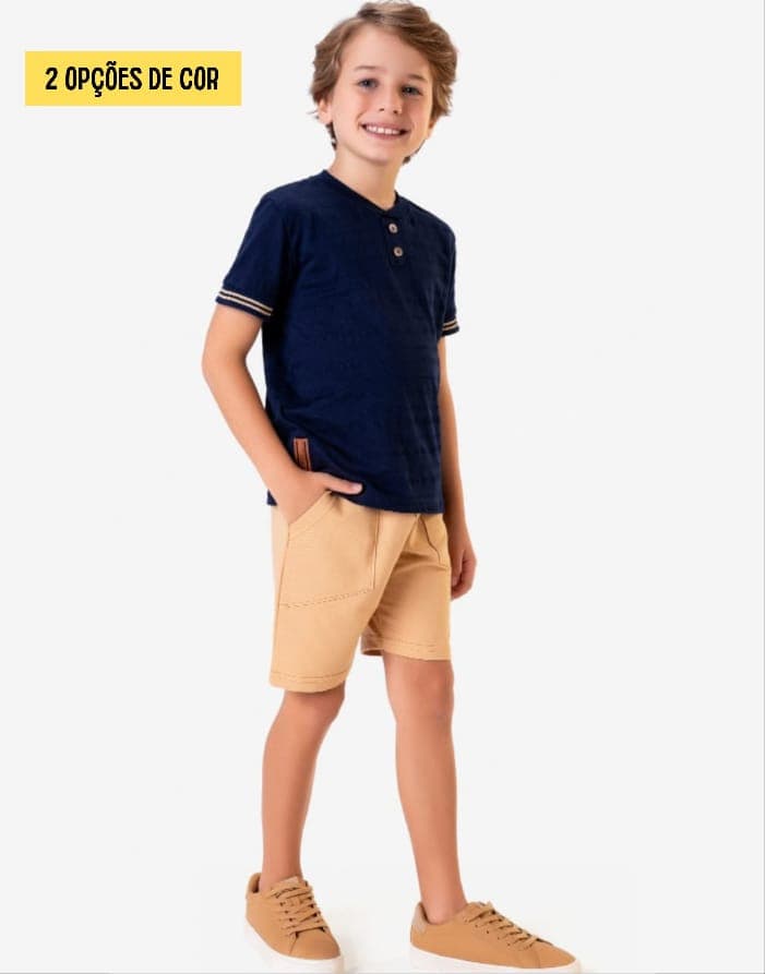 Conjunto Camisa Malha Trabalhada Tileesul