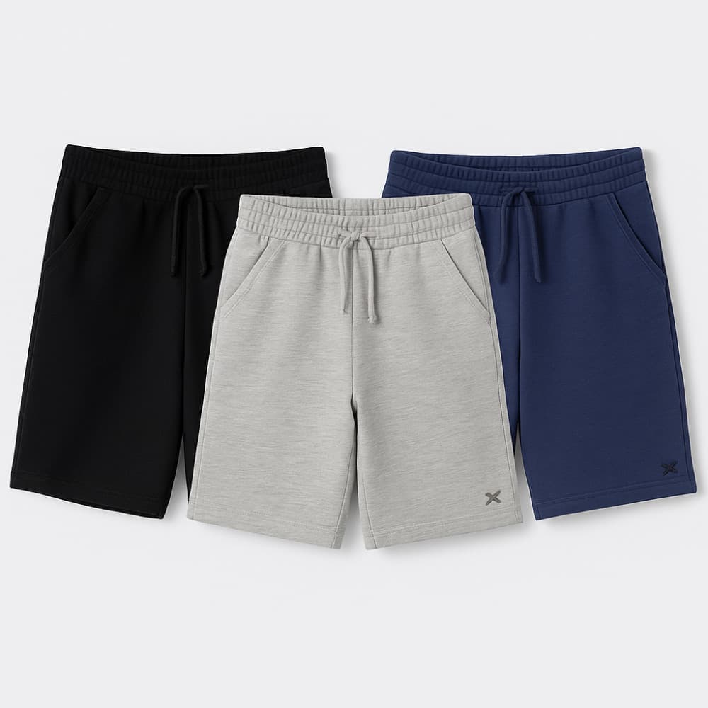 Kit com 3 Bermudas Hering Kids