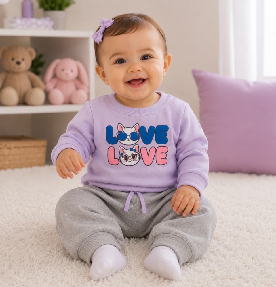 Conjunto baby Gatinha Jidi