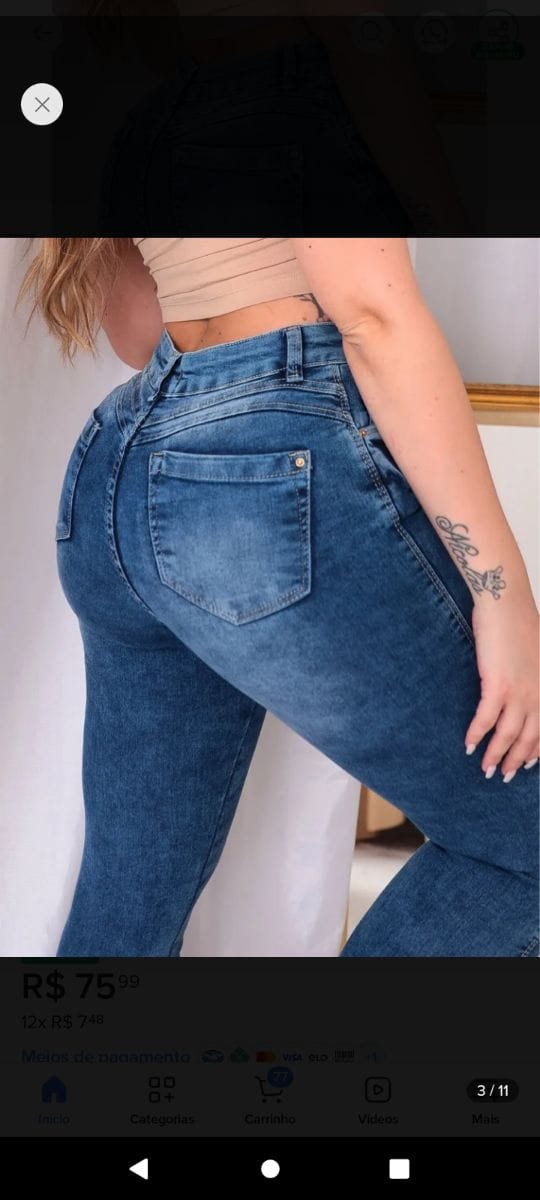 Calça jeans feminina - Foto 2