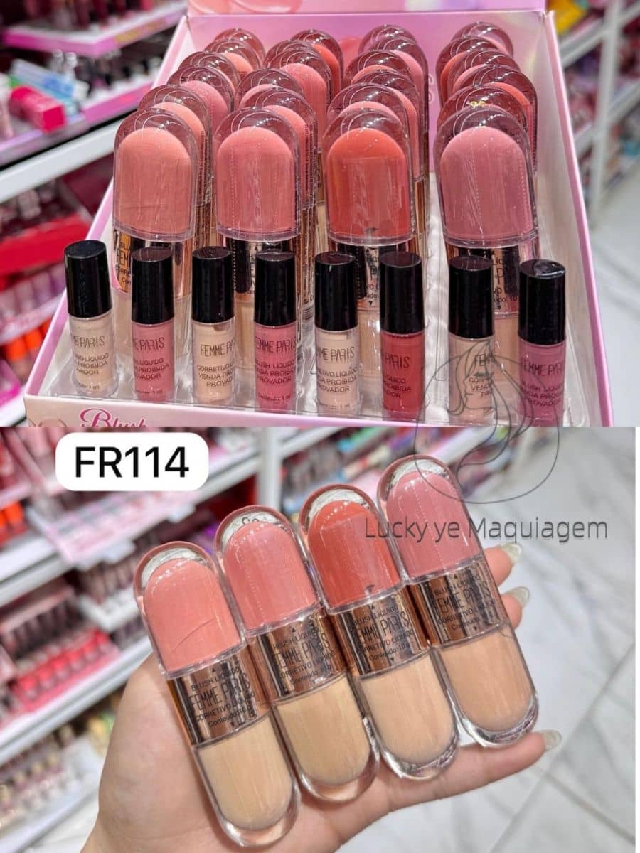 Corretivo e Blush