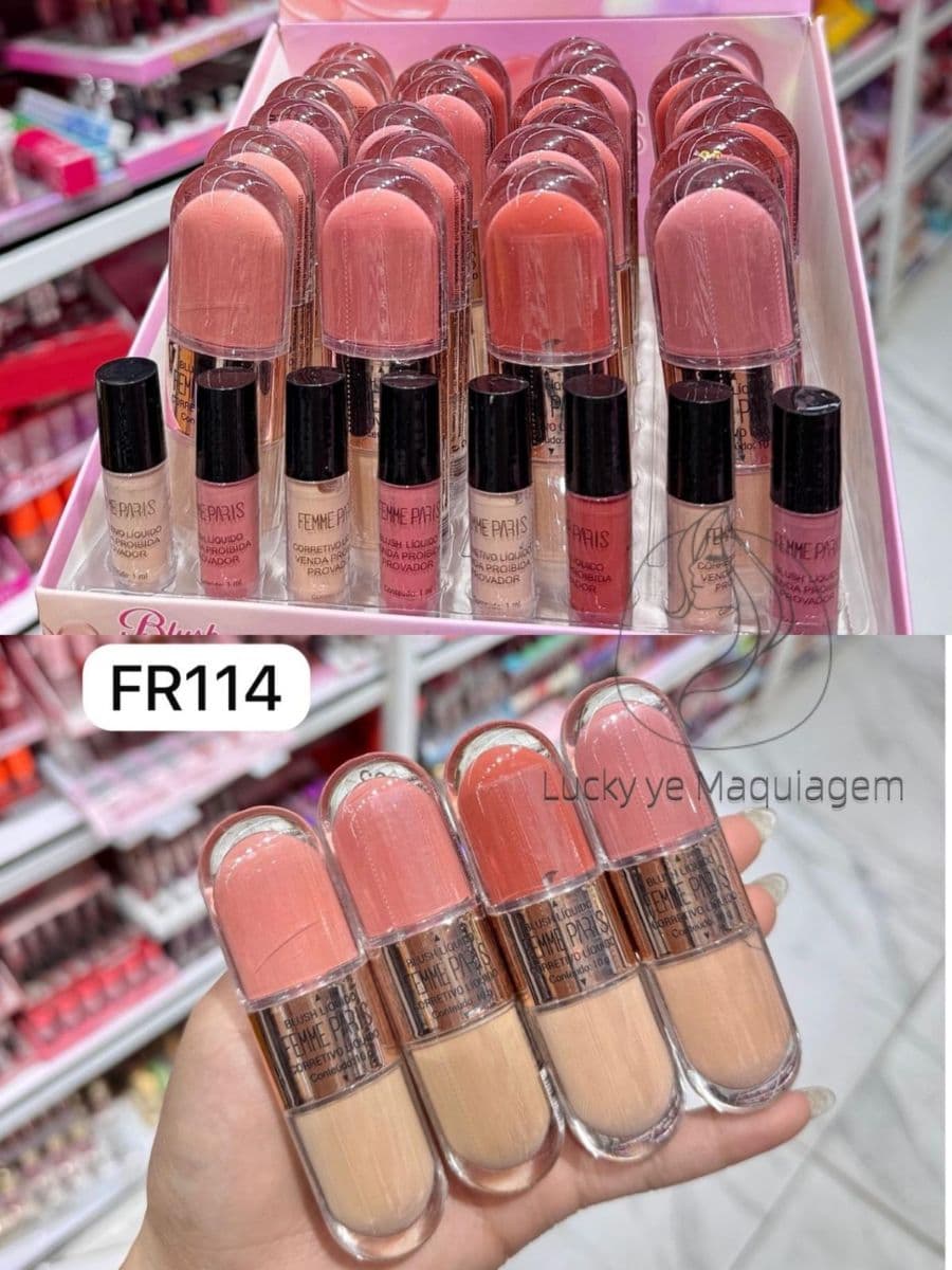 Corretivo e Blush