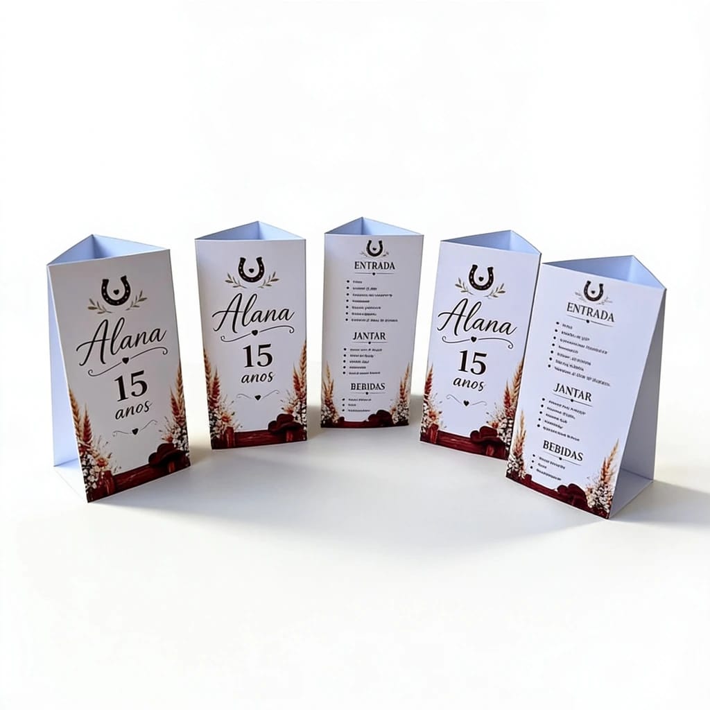 Kit com 10 unidades de Cardápio - Foto 3