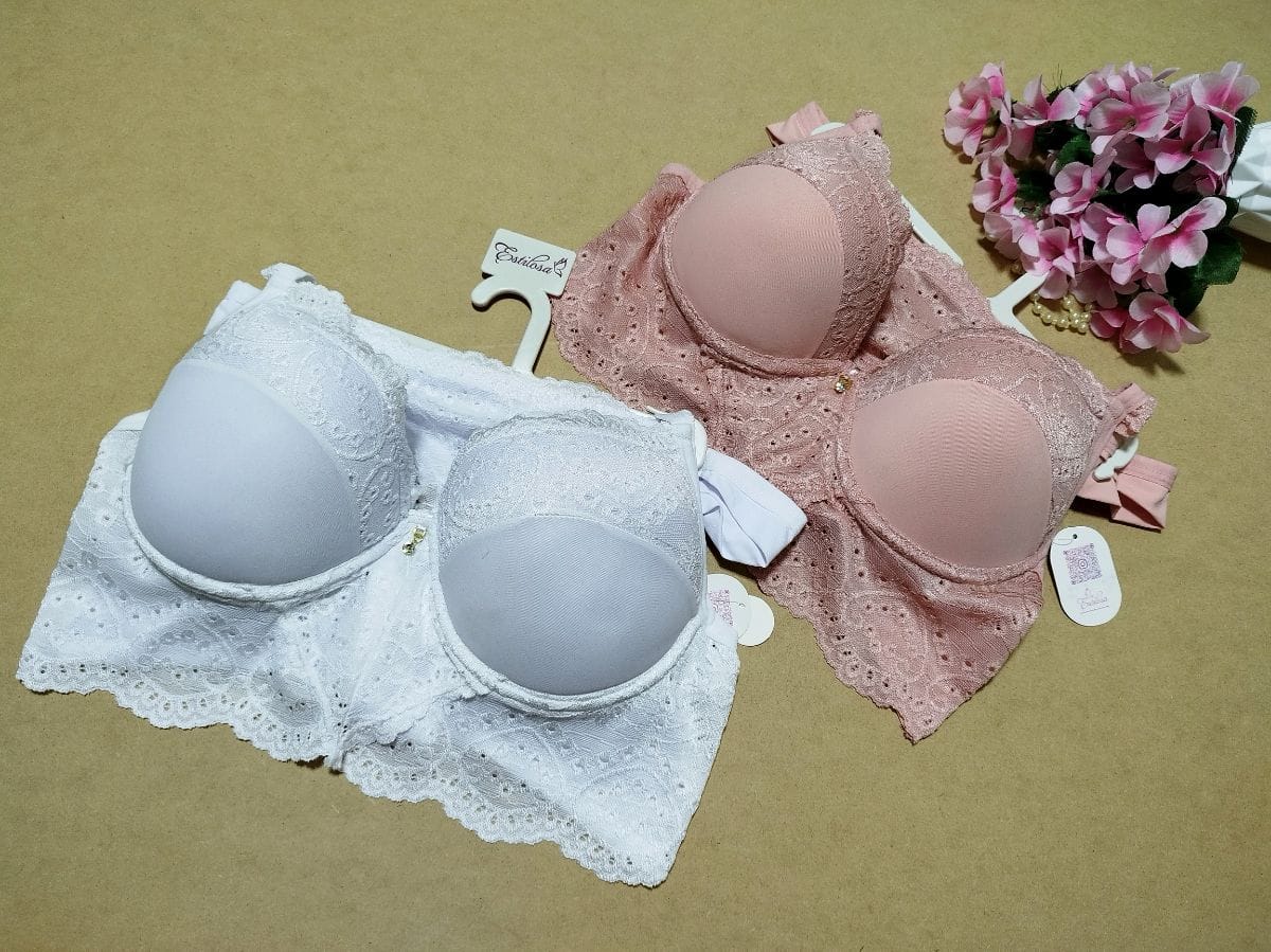 Conjunto lingerie fio duplo Estilosa, Nude Rosé - Foto 4