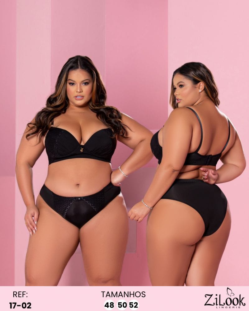 Conjunto sutiã Plus Size c/bojo reforçado Premium - Foto 4