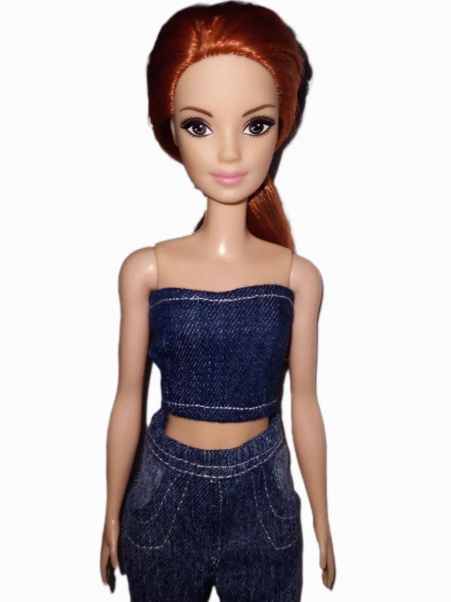 Conjunto jeans para Barbie - Foto 2