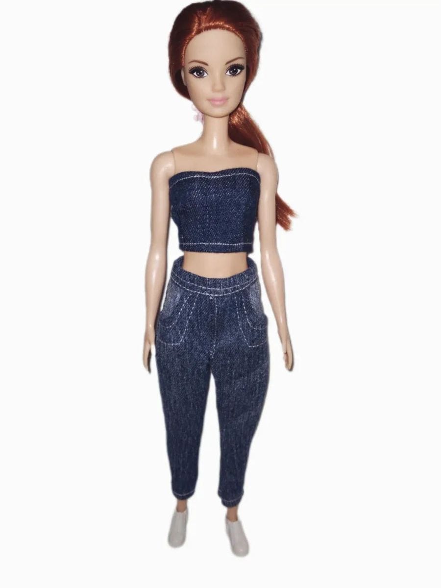 Conjunto jeans para Barbie - Foto 3