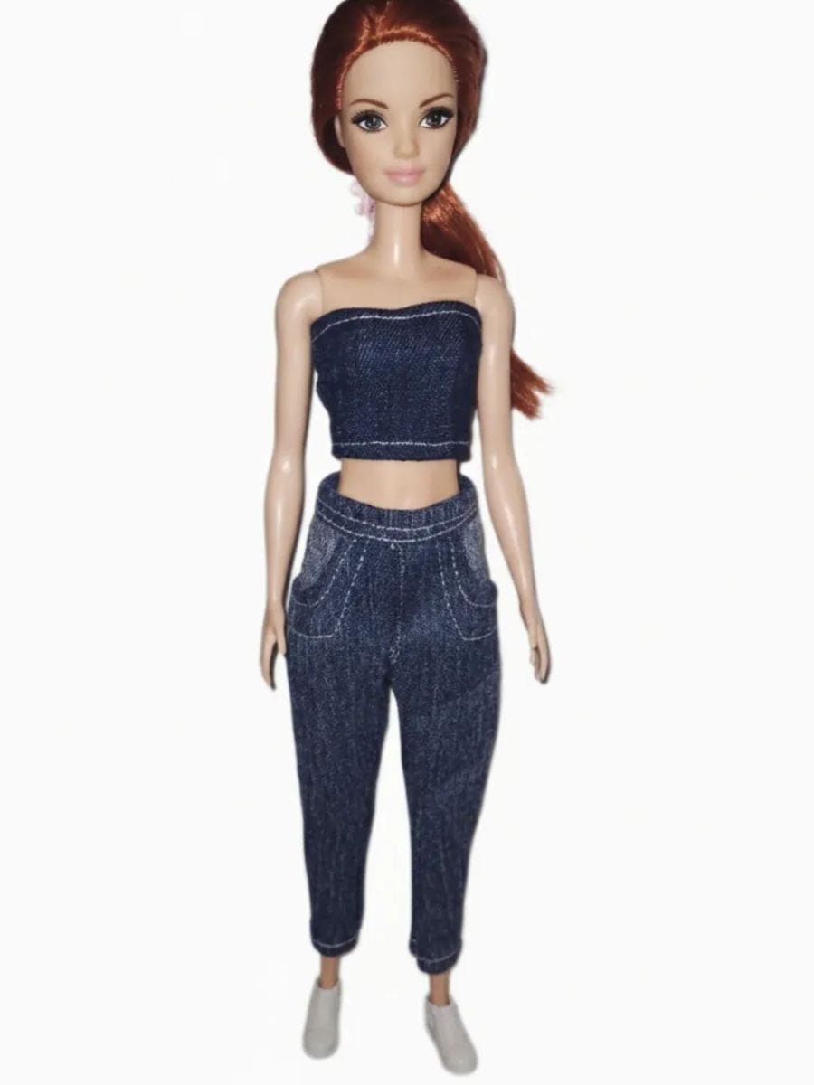 Conjunto jeans para Barbie - Foto 1
