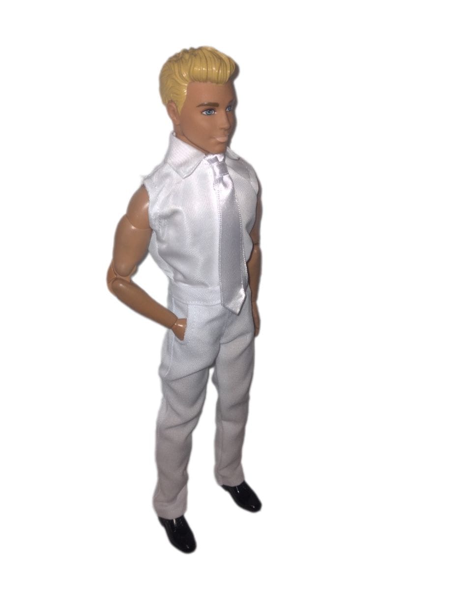 Terno branco para o Ken - Foto 3