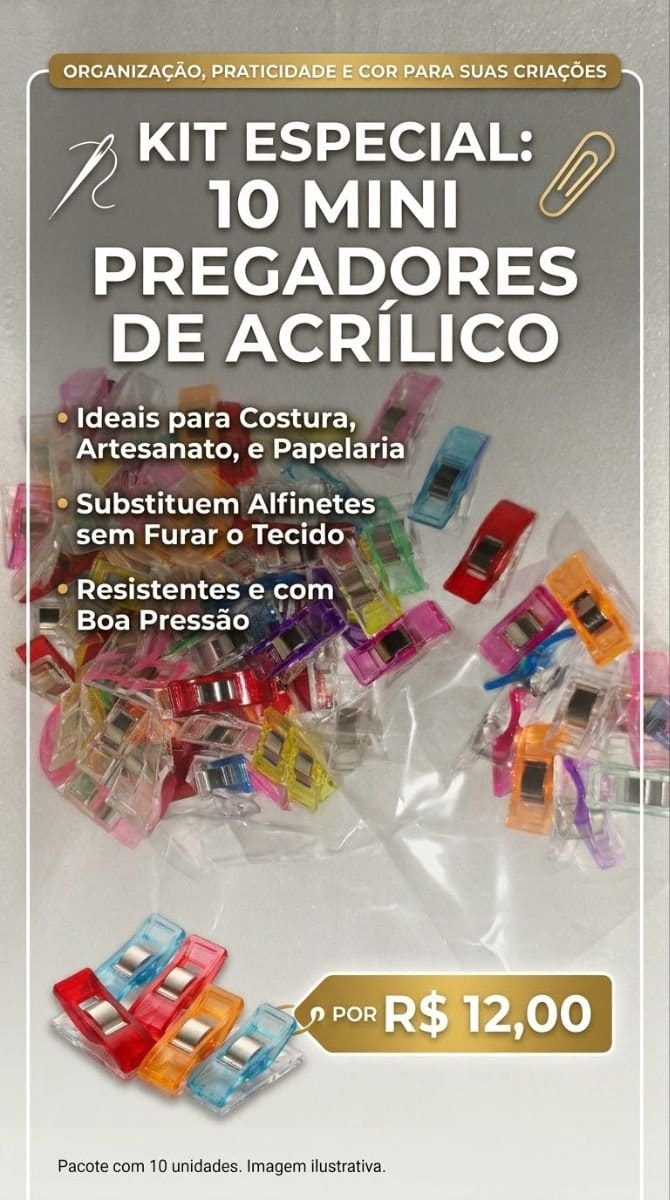 Mini pregadores de acrílico - Foto 1