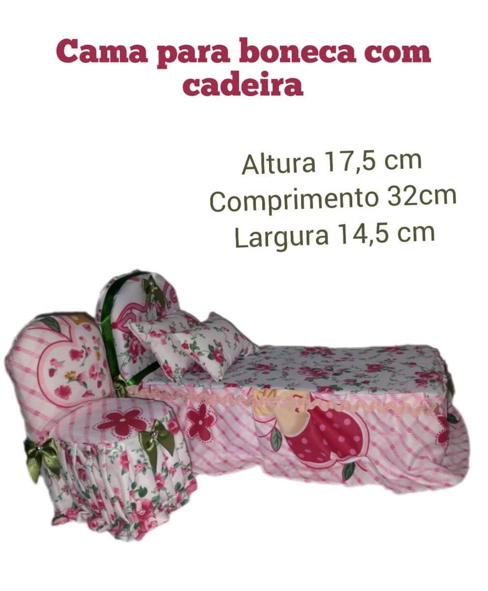 Cama para boneca Barbie