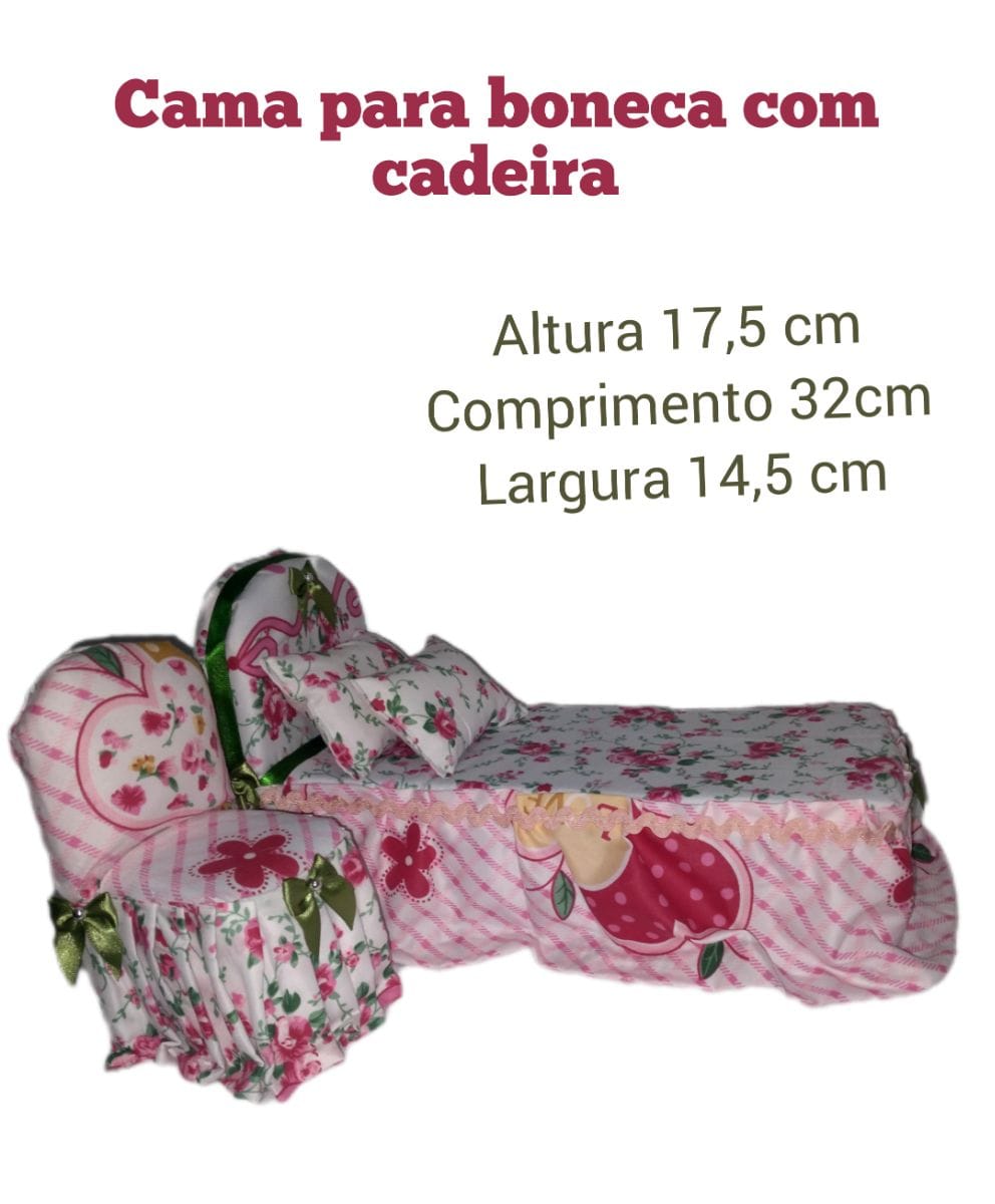 Cama para boneca Barbie - Foto 1
