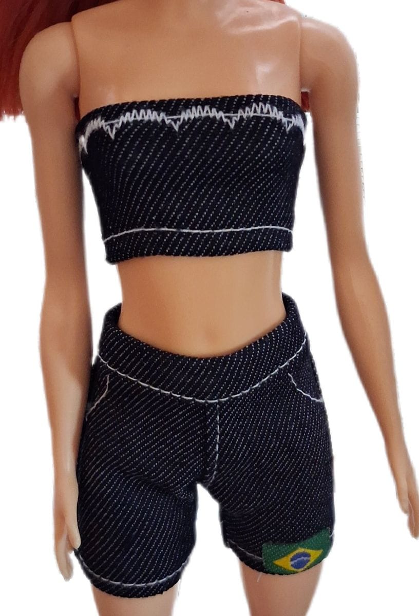 Conjunto jeans para Barbie - Foto 2