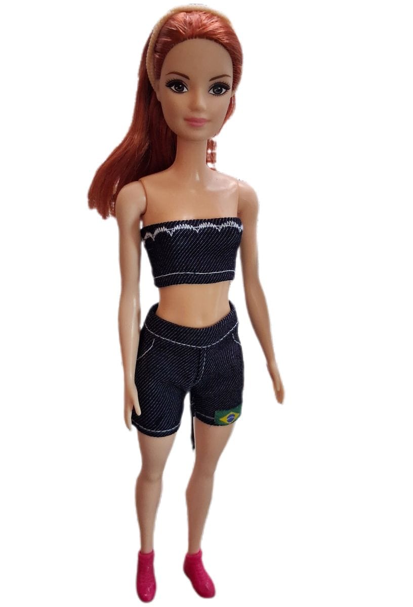 Conjunto jeans para Barbie - Foto 1