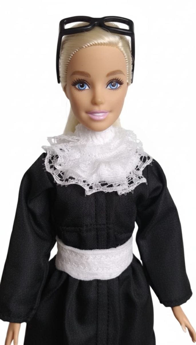 Roupa de Juíza para boneca - Foto 3