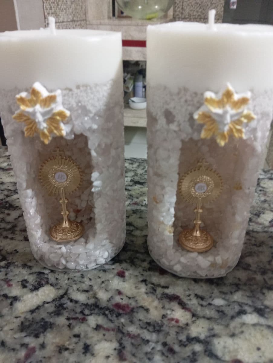 Velas gruta ostensório