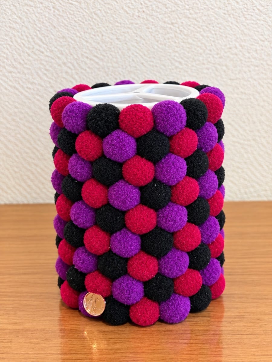 Porta Lápis Roxo, vinho e preto - Foto 2