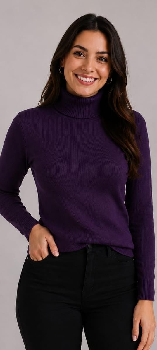 Blusa Gola Alta dupla cacharrel - Foto 2