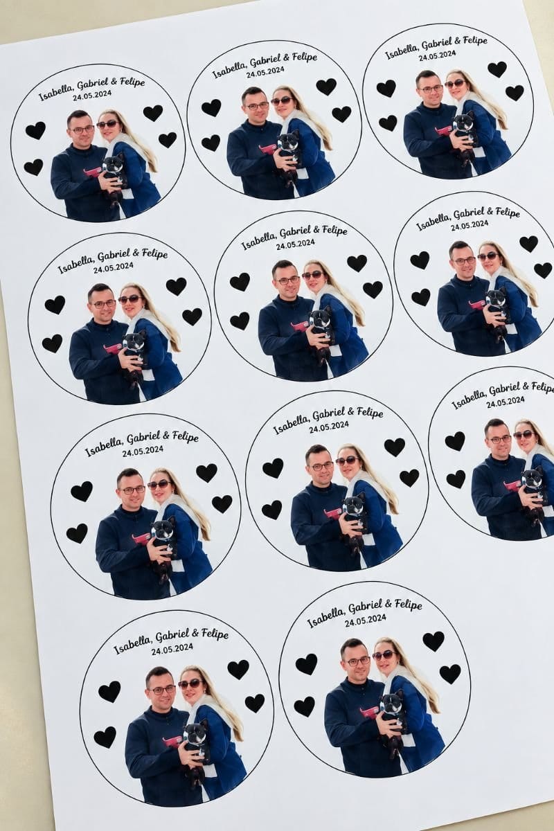 🍰 PAPEL ARROZ PERSONALIZADO – VÁRIAS FOTOS