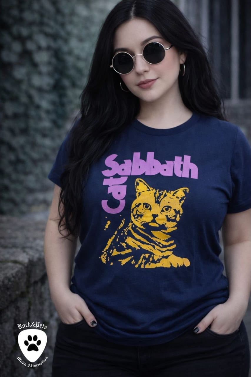 Camiseta Black Sabbath Cats - Foto 1