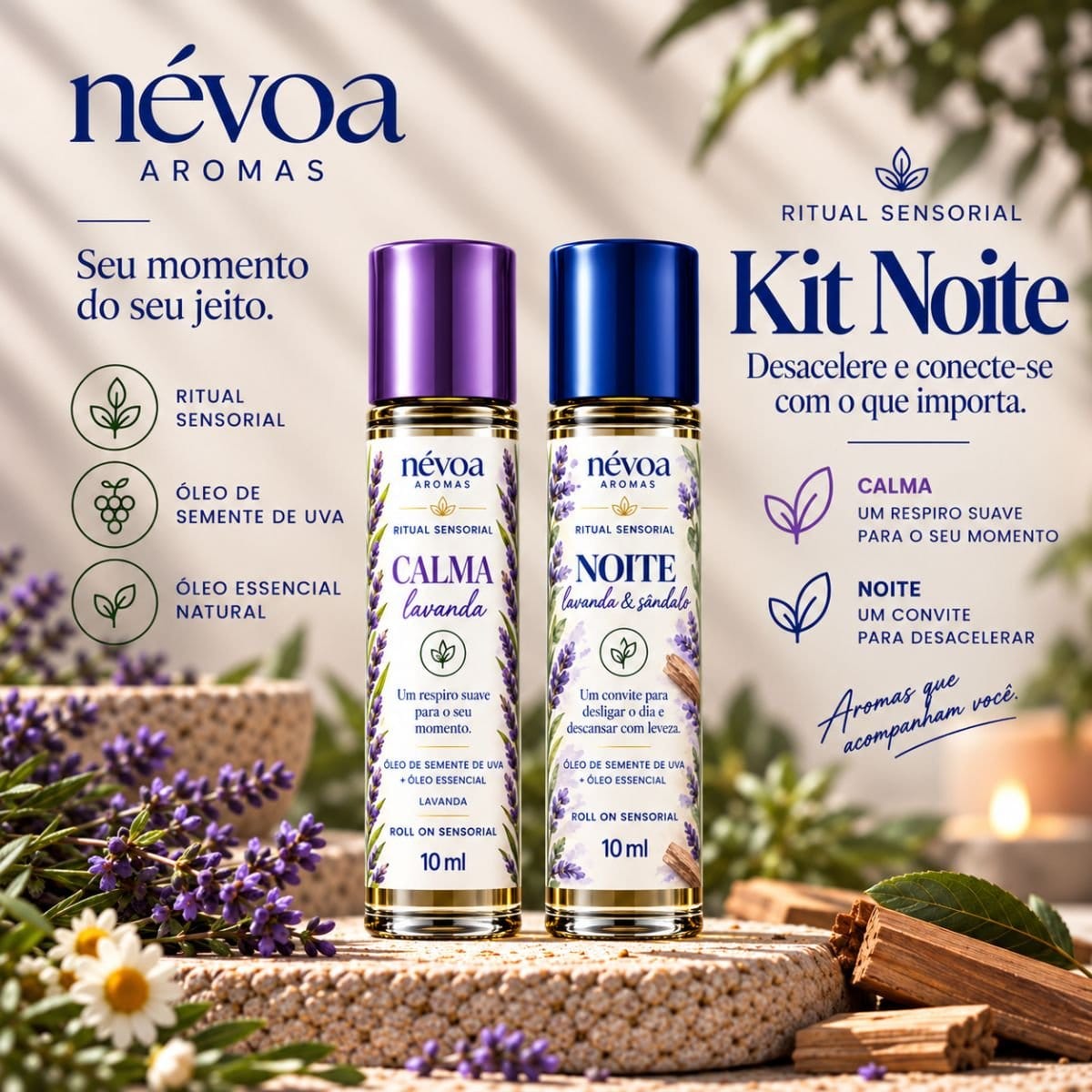 Kit Noite — CALMA + NOITE - Foto 1