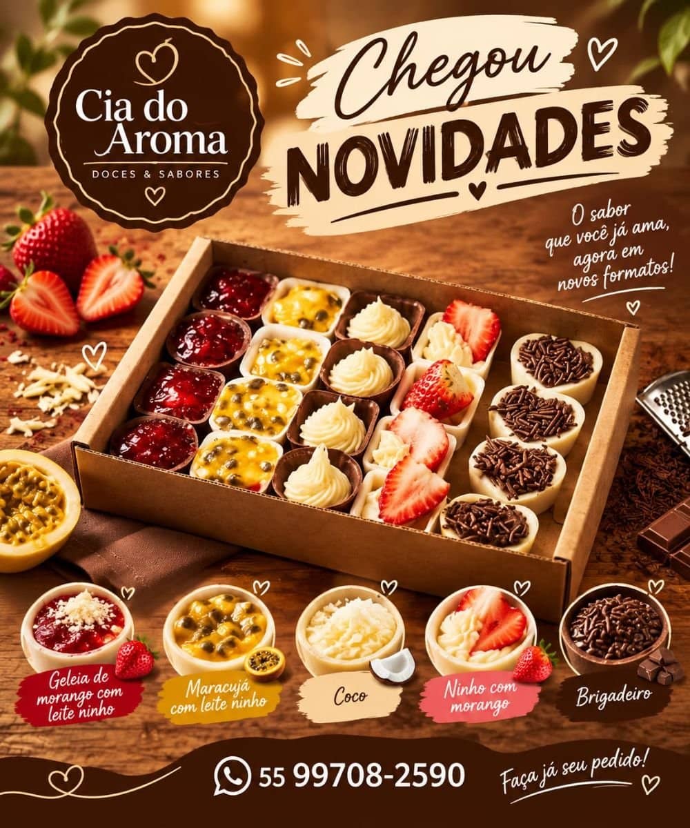 Caixa com copinhos