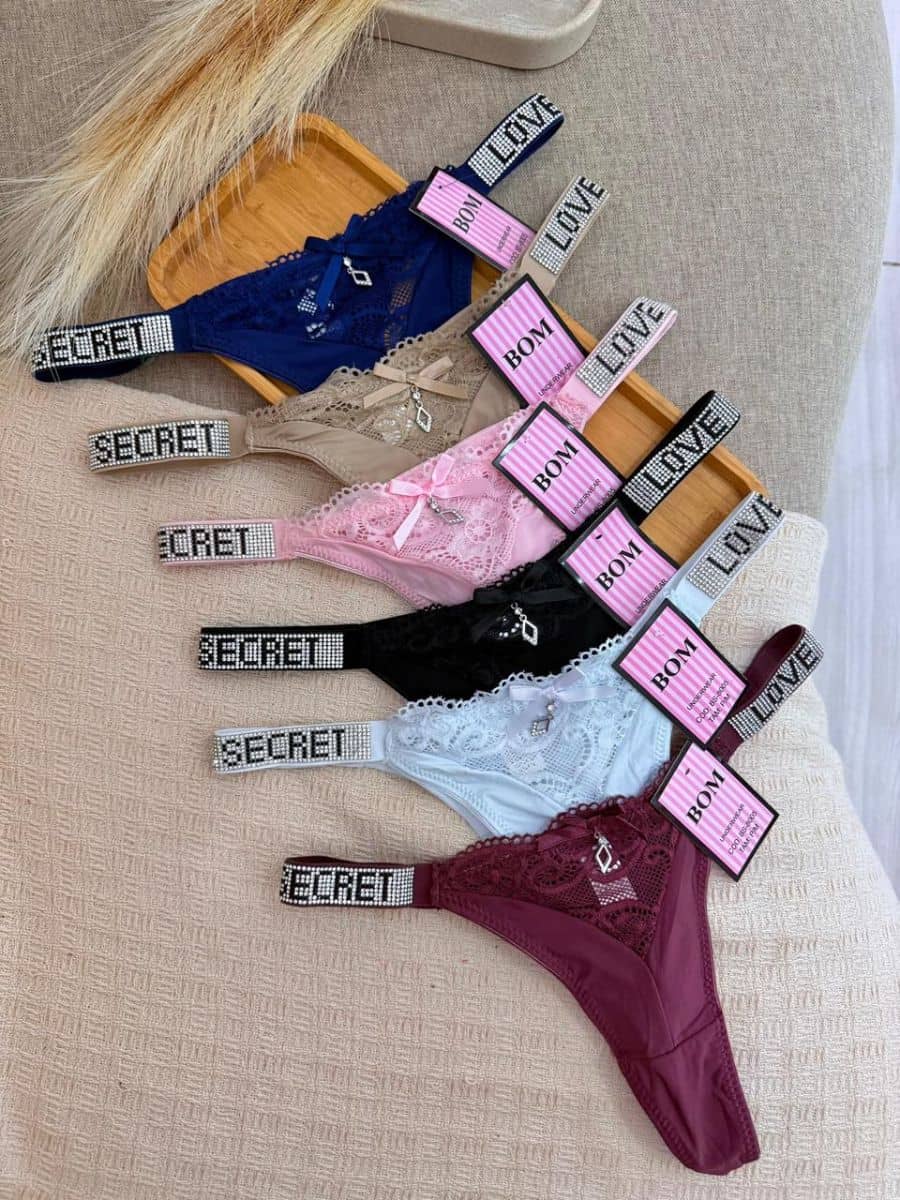 Calcinha Cravejada Love Secret