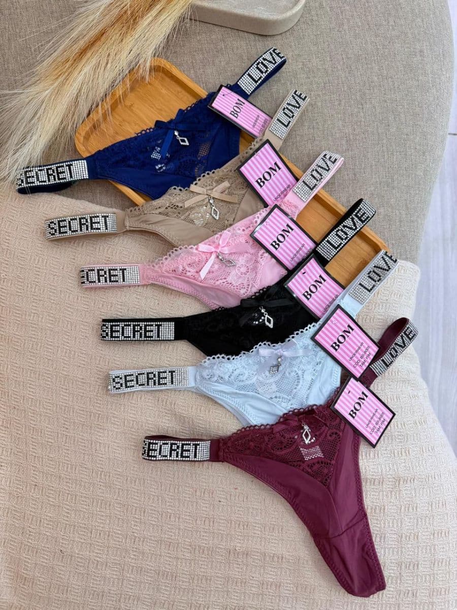 Calcinha Cravejada Love Secret