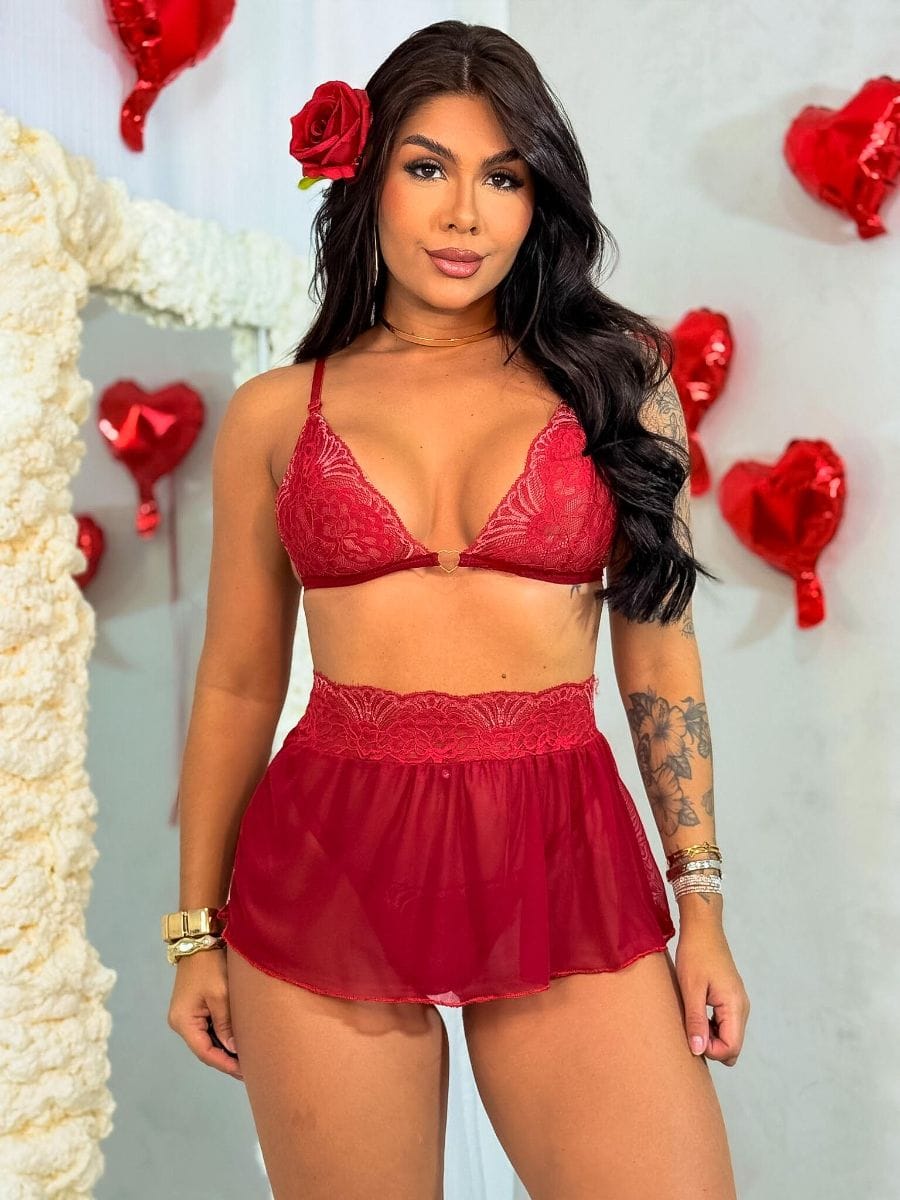 Conjunto Sensual - 4 peças - Foto 1