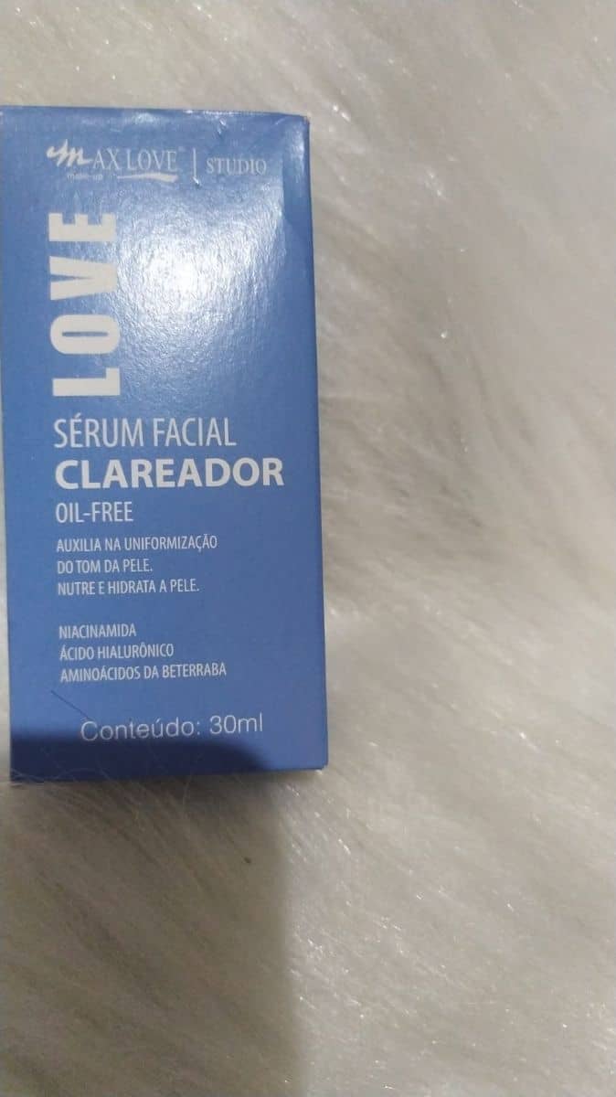 SERUM FACIAL CLAREADOR MAX LOVE OIL-FREE