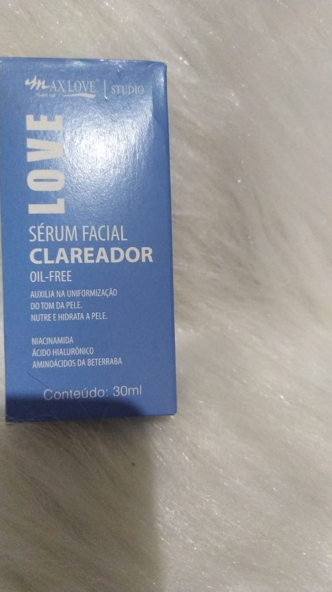SERUM FACIAL CLAREADOR MAX LOVE OIL-FREE - Foto 1
