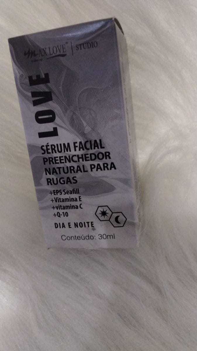 SERUM FACIAL PREENCHEDOR NATURAL PARA RUGAS MAX LOVE - Foto 1