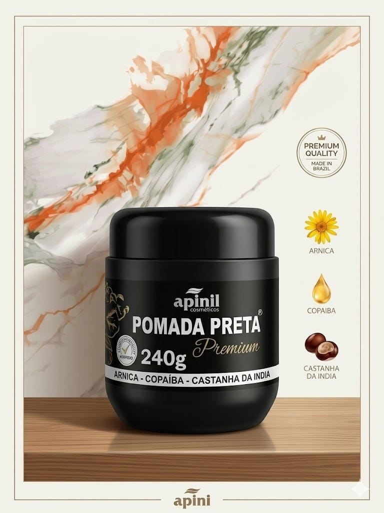 POMADA PRETA MASSAGEADORA - Foto 1