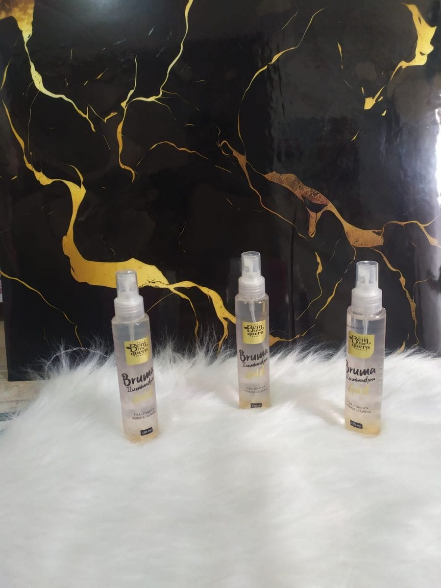 BRUMA ILUMINADORA GOLD BELLA BEM ME QUERO MAKEUP - Foto 1