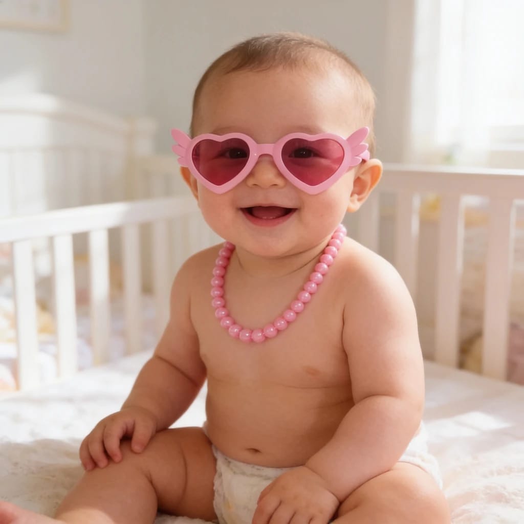 KIT INFANTIL ÓCULOS E COLAR - Foto 2