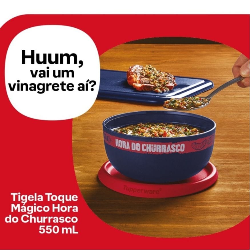Tigela hora churrasco 575 Ml Tupperware - Foto 2