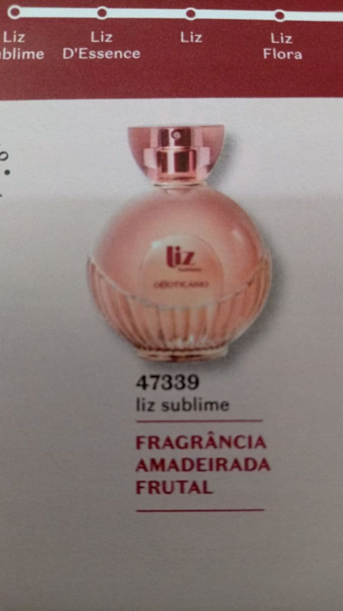 Liz Sublime - Fragância Amadeirada Frutal