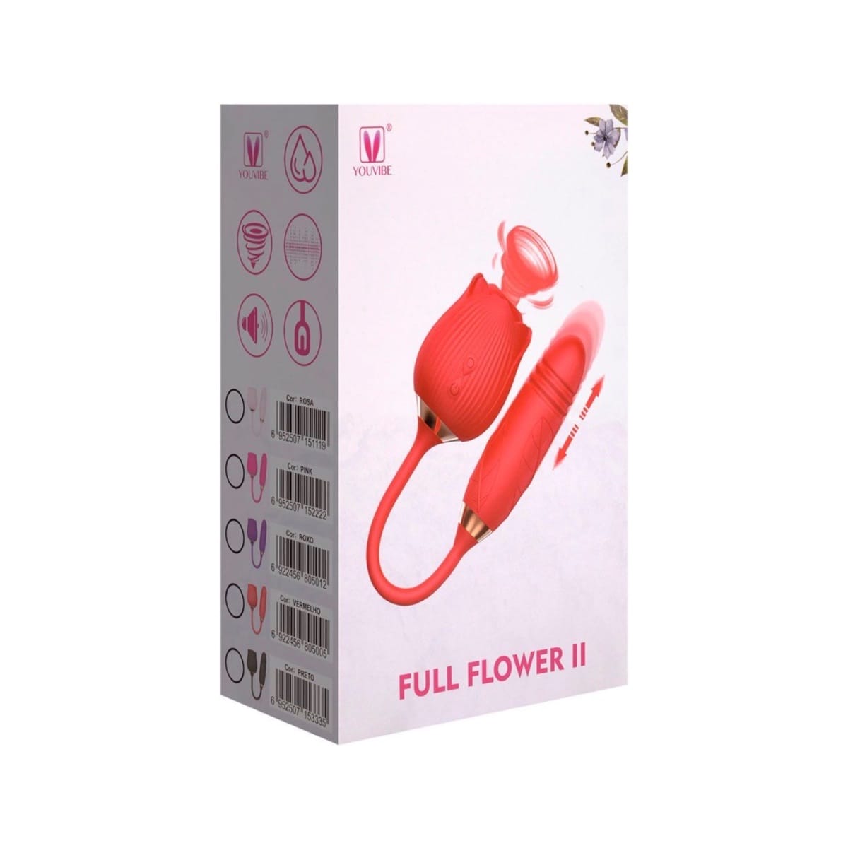 Vibrador Flexível 10 Modos Pulsação Vibração Vipmix - Foto 2