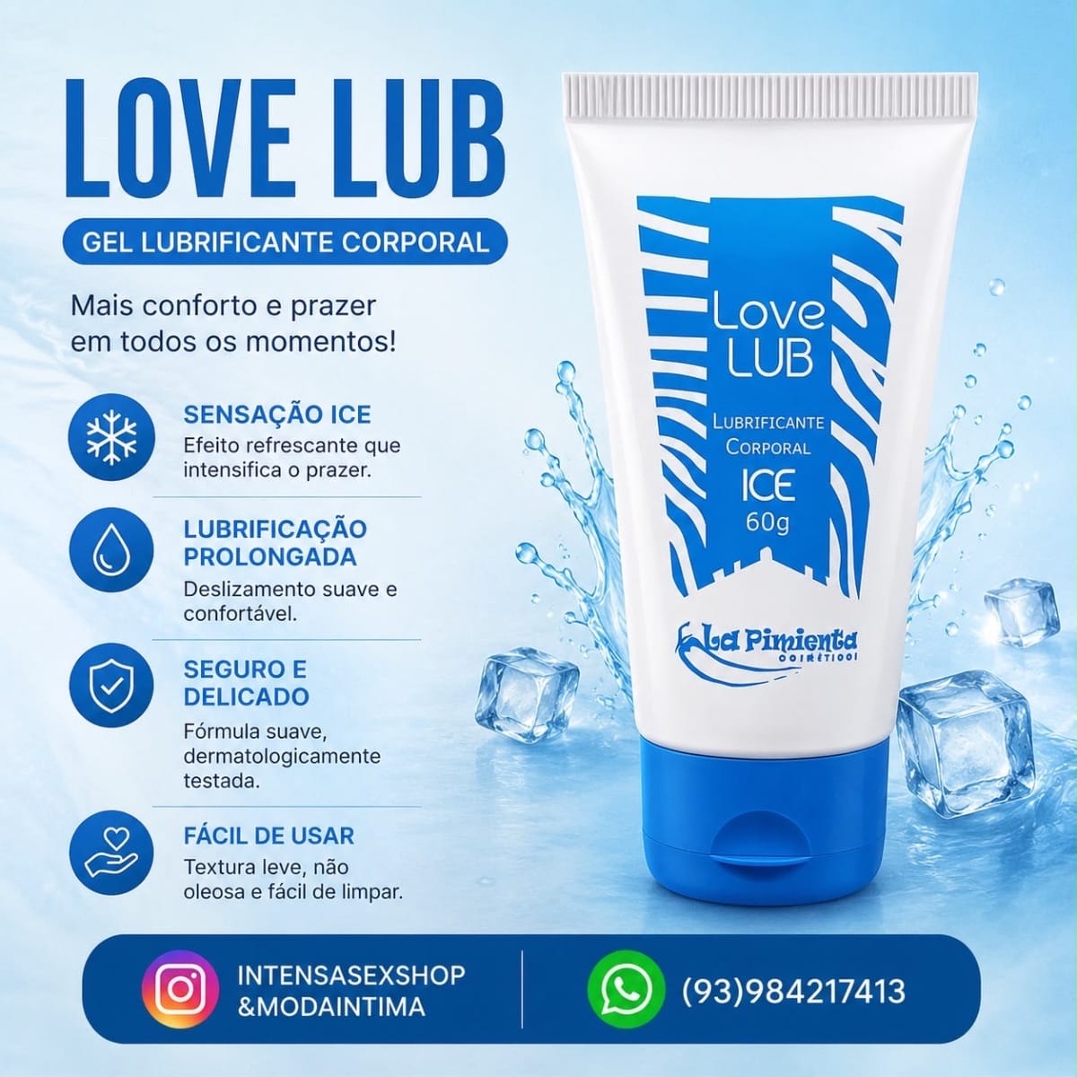 Love Lub Ice La Pimienta – 60 g - Foto 2