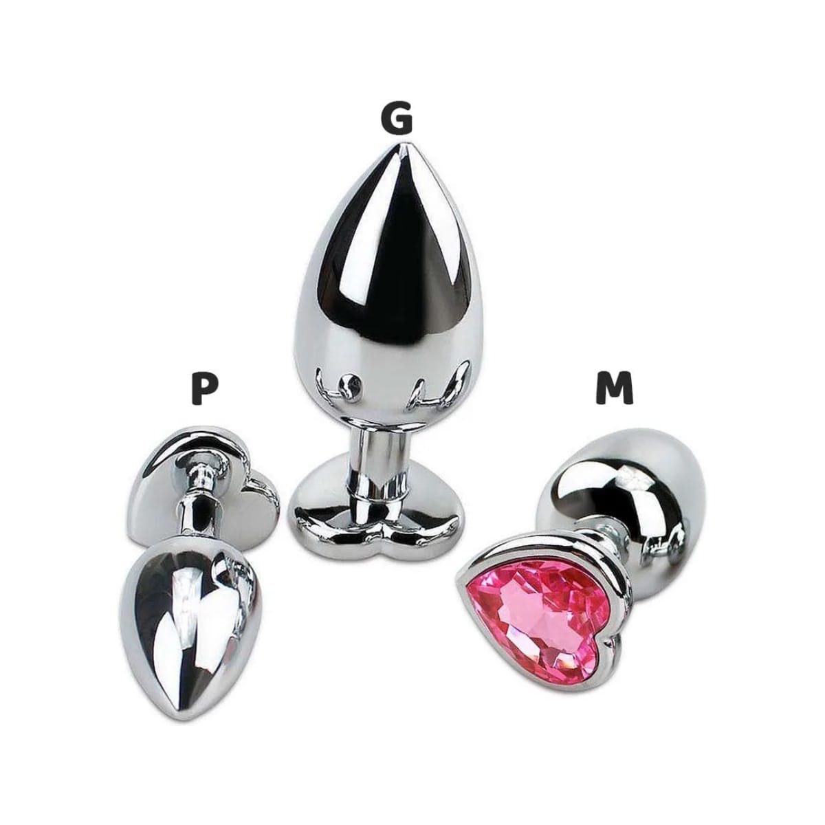 PLUG ANAL CÔNICO COM CRISTAL TAM P - Foto 3