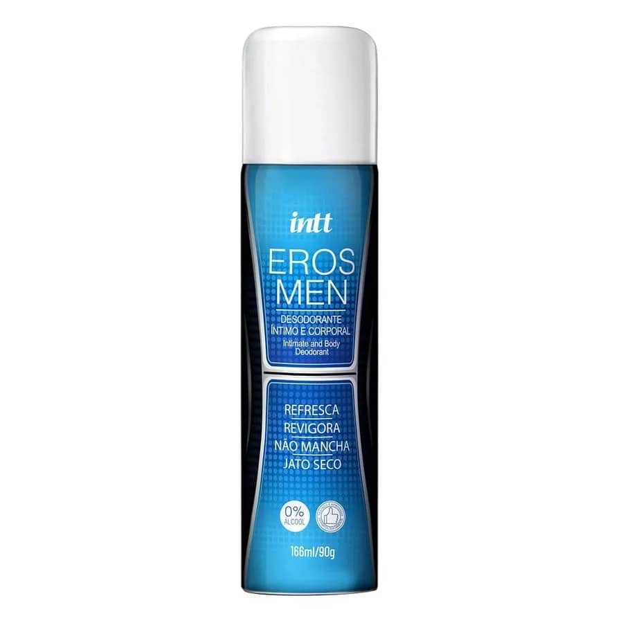 EROS MEN DESODORANTE ÍNTIMO CORPORAL MASCULINO 166ML INTT