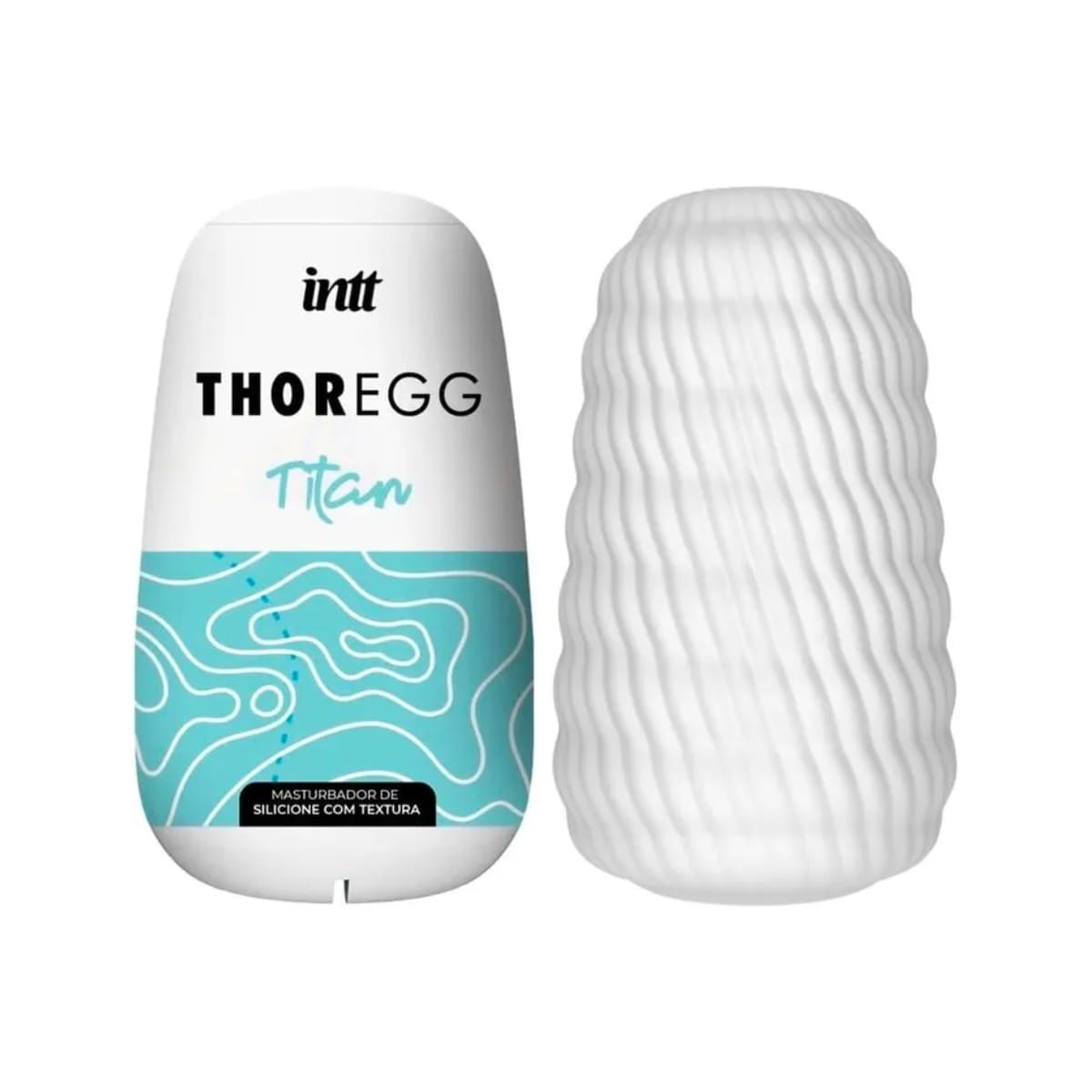 THOR EGG MASTURBADOR MASCULINO TEXTURIZADO INTT - Foto 1