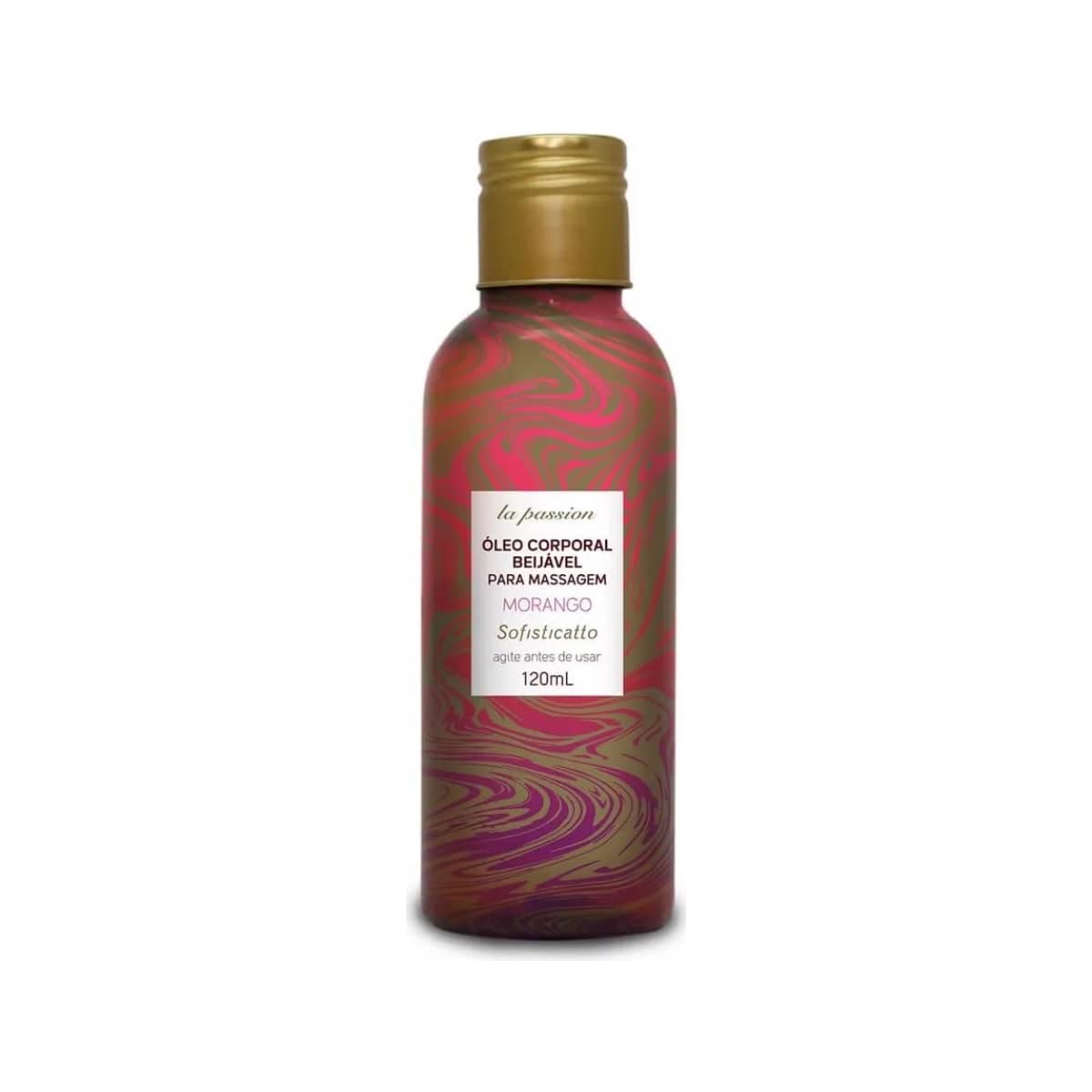 ÓLEO CORPORAL BEIJÁVEL PARA MASSAGEM 120ML LINHA PASSION SOFISTICATTO