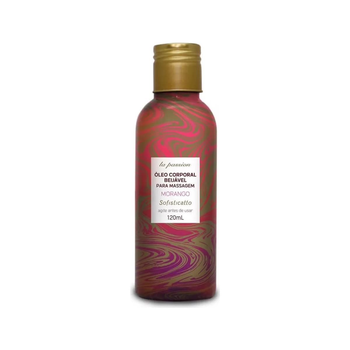 ÓLEO CORPORAL BEIJÁVEL PARA MASSAGEM 120ML LINHA PASSION SOFISTICATTO