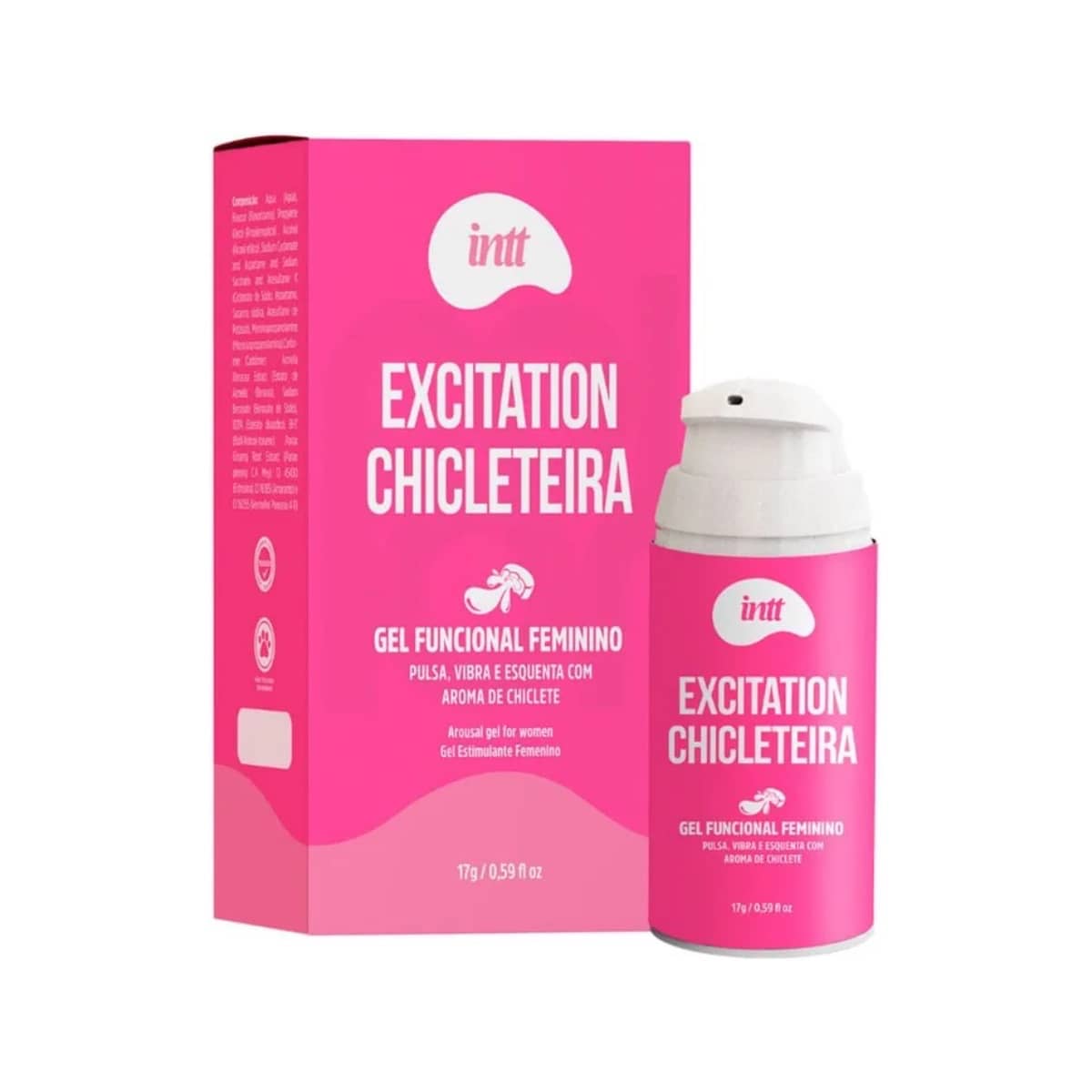 EXCITATION CHICLETEIRA EXCITANTE FEMININO 17ML LINHA COLLORS INTT