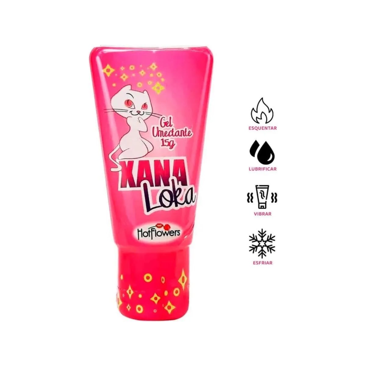 XANA LOKA GEL EXCITANTE FEMININO LINHA BRASILEIRINHOS 15G HOT FLOWERS - Foto 2