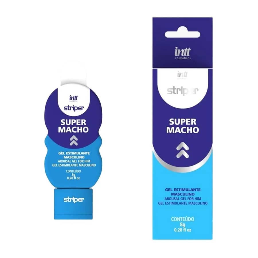 SUPER MACHO STRIPPER GEL ESTIMULANTE MASCULINO 8G INTT