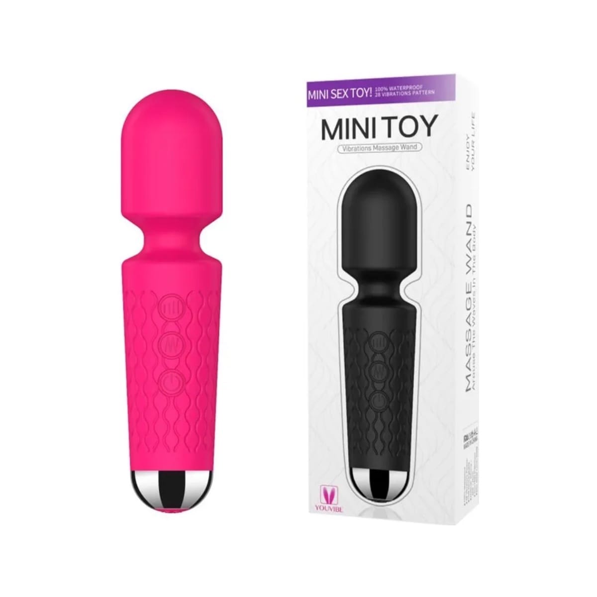 MINI TOY VIBRADOR VARINHA MÁGICA COM 20 MODOS DE VIBRAÇÕES E 8 NÍVEIS E VELOCIDADE - Foto 1