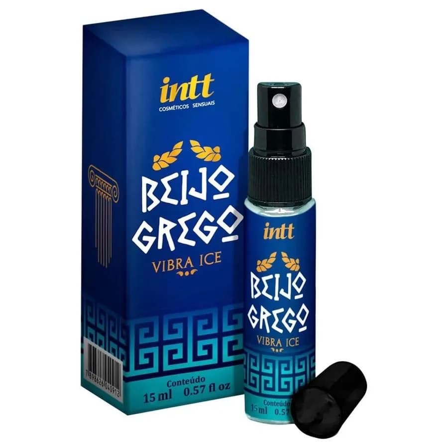 BEIJO GREGO ESTIMULANTE ANAL BEIJÁVEL VIBRA ICE 15 ML INTT