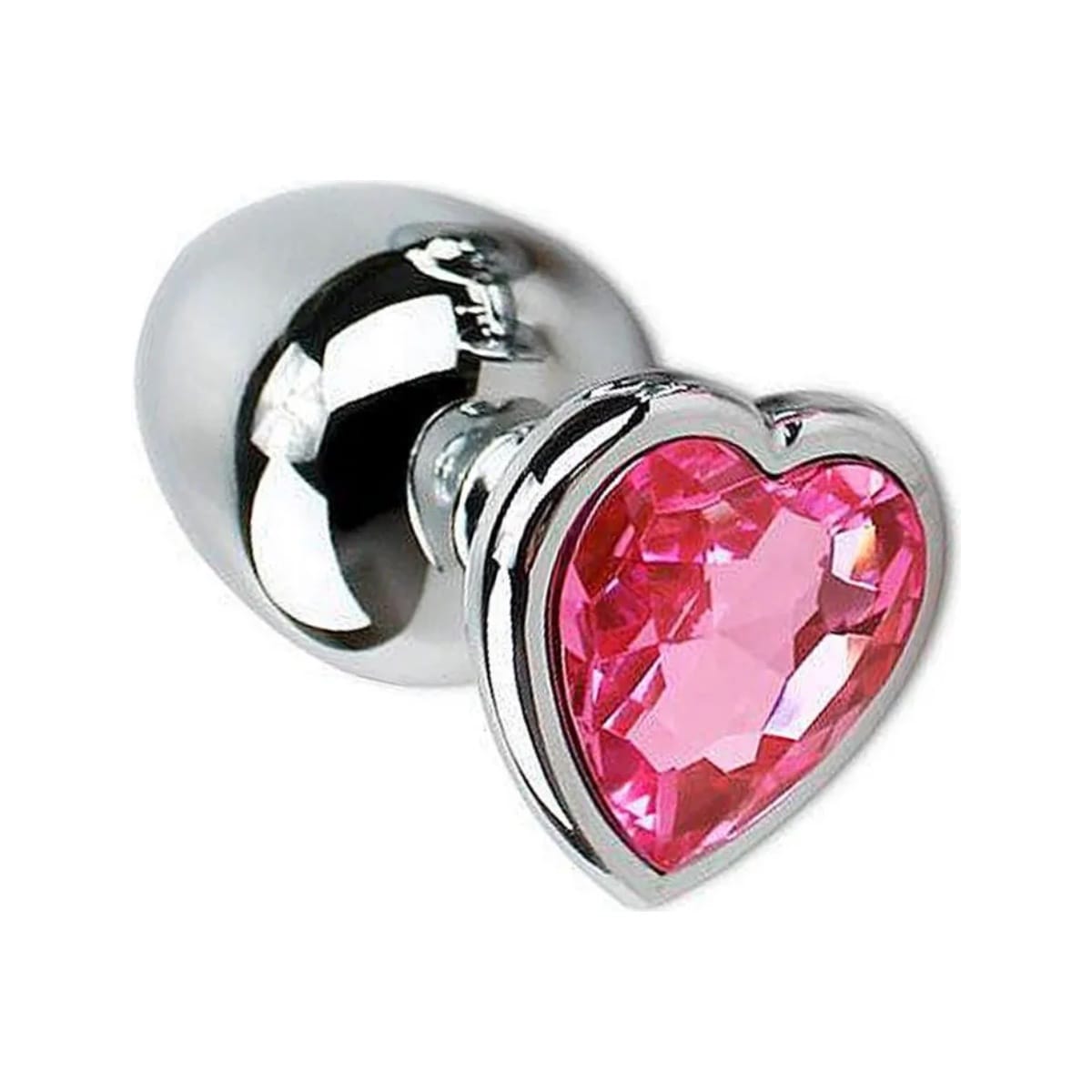 PLUG ANAL CÔNICO COM CRISTAL TAM P